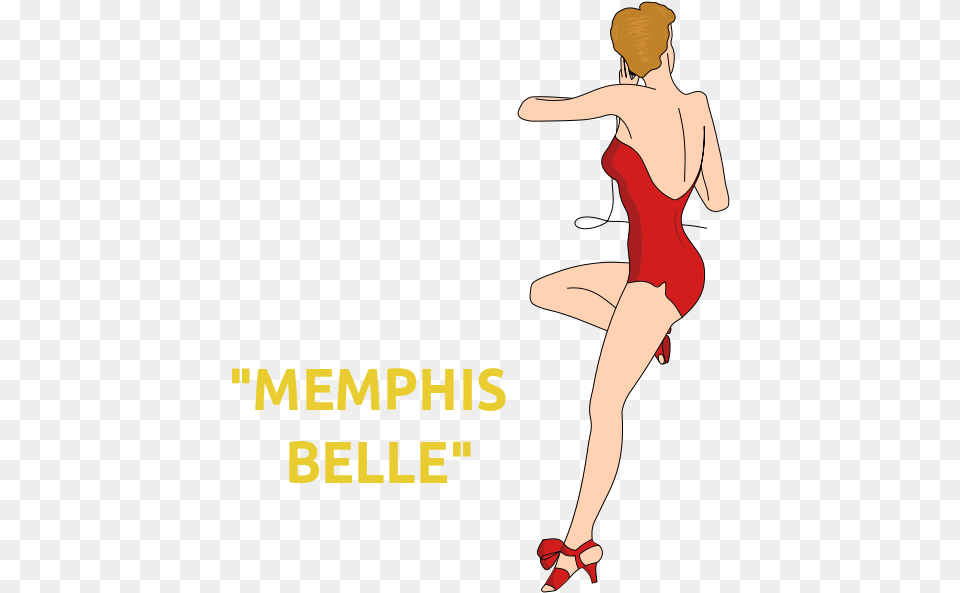Memphis Belle Pin Up Nose Art Memphis Belle Pin Up Girl, Dancing, Leisure Activities, Person, Adult Free Png