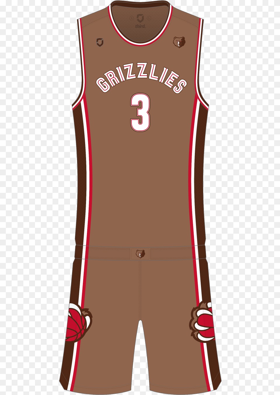 Memphis Grizzlies Away Sports Jersey, Clothing, Shirt, Shorts Png Image