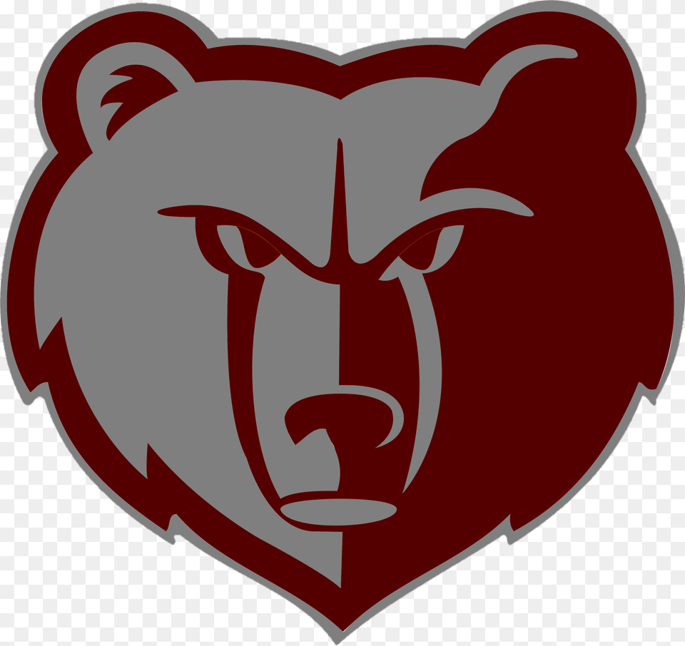 Memphis Grizzlies Logo Clipart Memphis Grizzlies Logo, Heart, Sticker Png Image