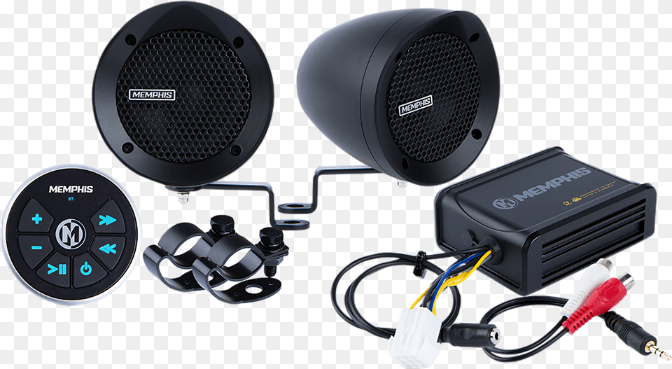 Memphis Speakers For Motorcycle, Electronics, Speaker, Adapter Free Png