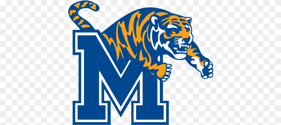 Memphis Tigers Memphis Tigers Basketball, Logo, Blackboard, Animal, Mammal Free Transparent Png