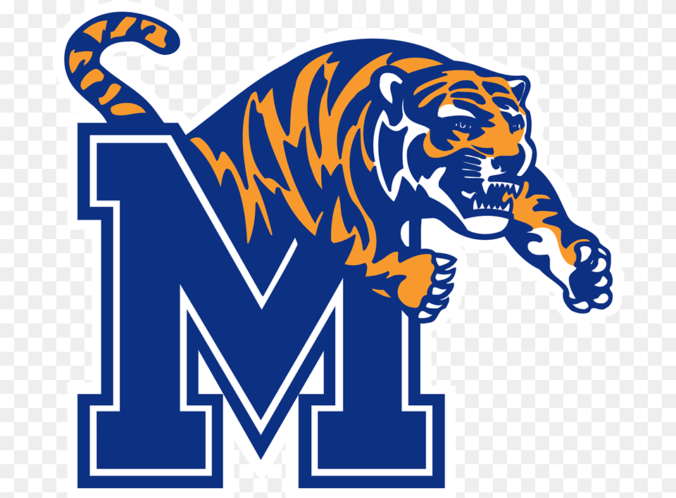 Memphis Tigers Move Up 2 Spots To Memphis Tigers Logo, Blackboard Free Png Download