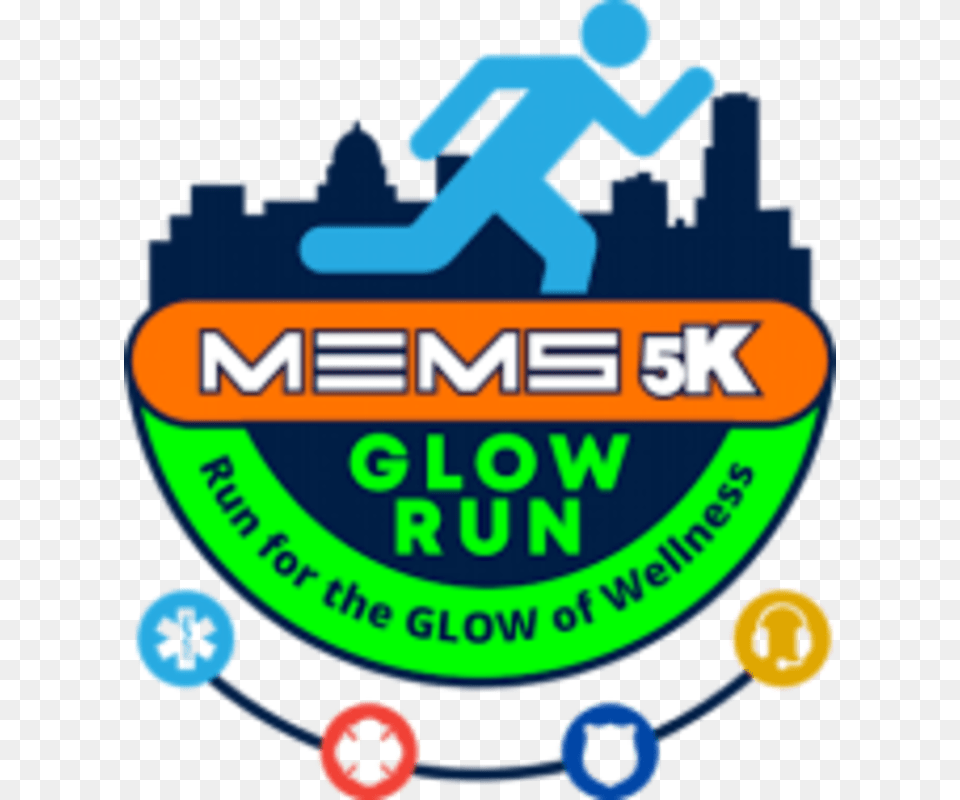 Mems 5k Glow Run, Logo Free Transparent Png