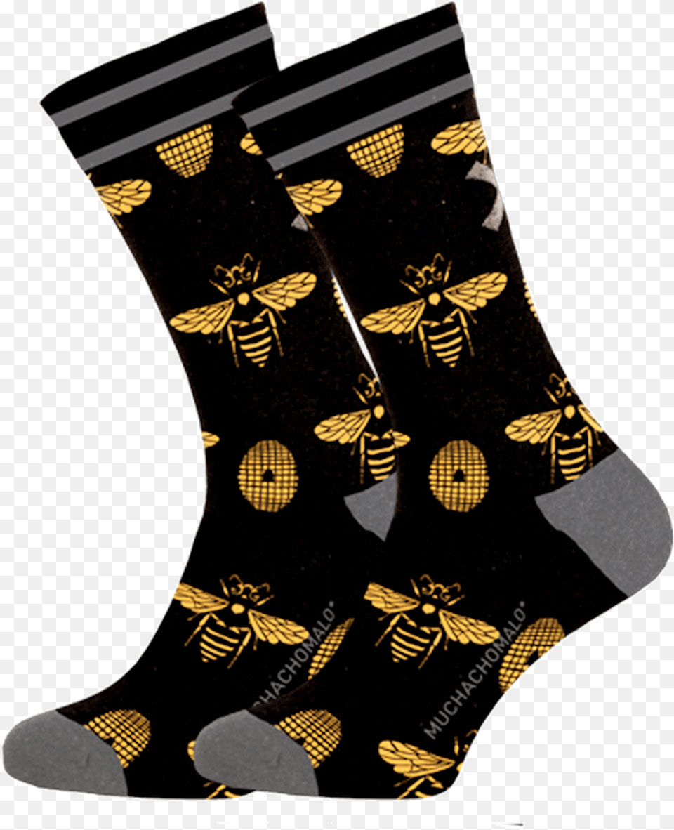 Men 1 Pack Socks Beehive Pinata Sock, Clothing, Hosiery, Person, Christmas Free Png Download