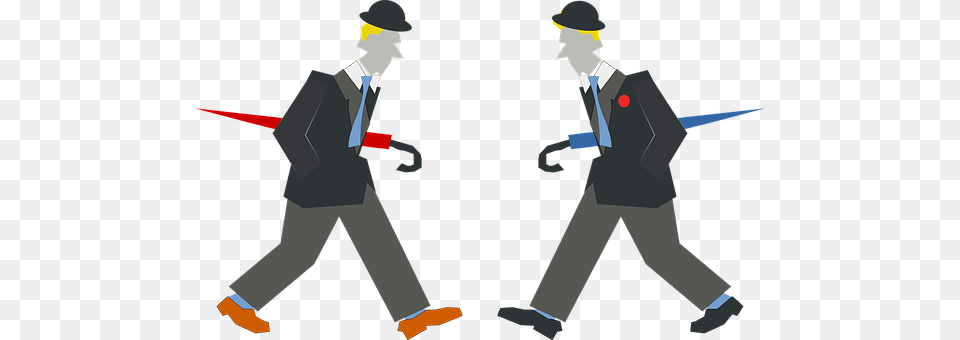 Men Walking, Suit, Clothing, Person Free Png Download