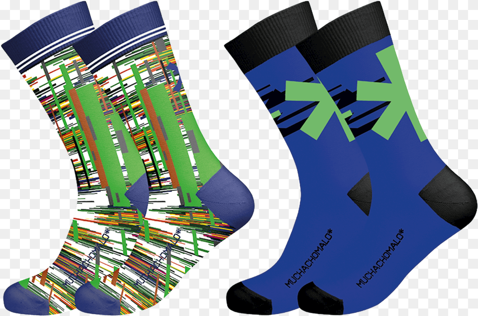 Men 2 Pack Socks Life Is A Glitch Sock, Clothing, Hosiery, Person, Christmas Free Png