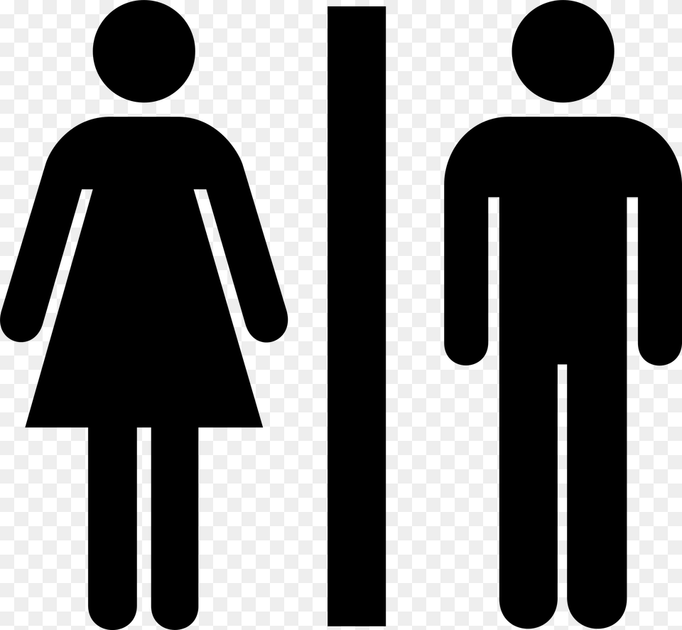 Men And Women Have Compared And Contrasted Their Ways Toilets Clip Art, Gray Png Image