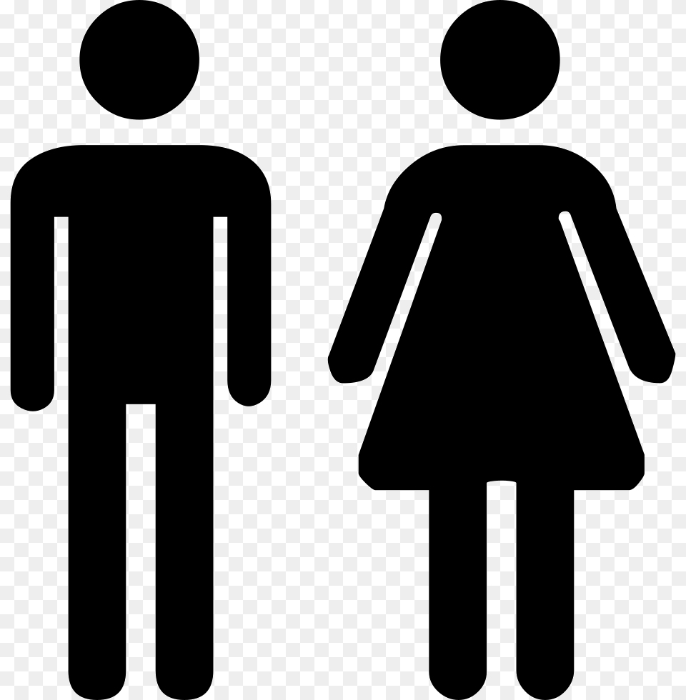Men And Women Toilet Svg Icon Free Download Male Female Icon, Sign, Symbol, Road Sign Png