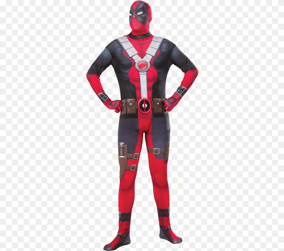 Men Deadpool Halloween Costume, Clothing, Person, Adult, Female Free Png Download