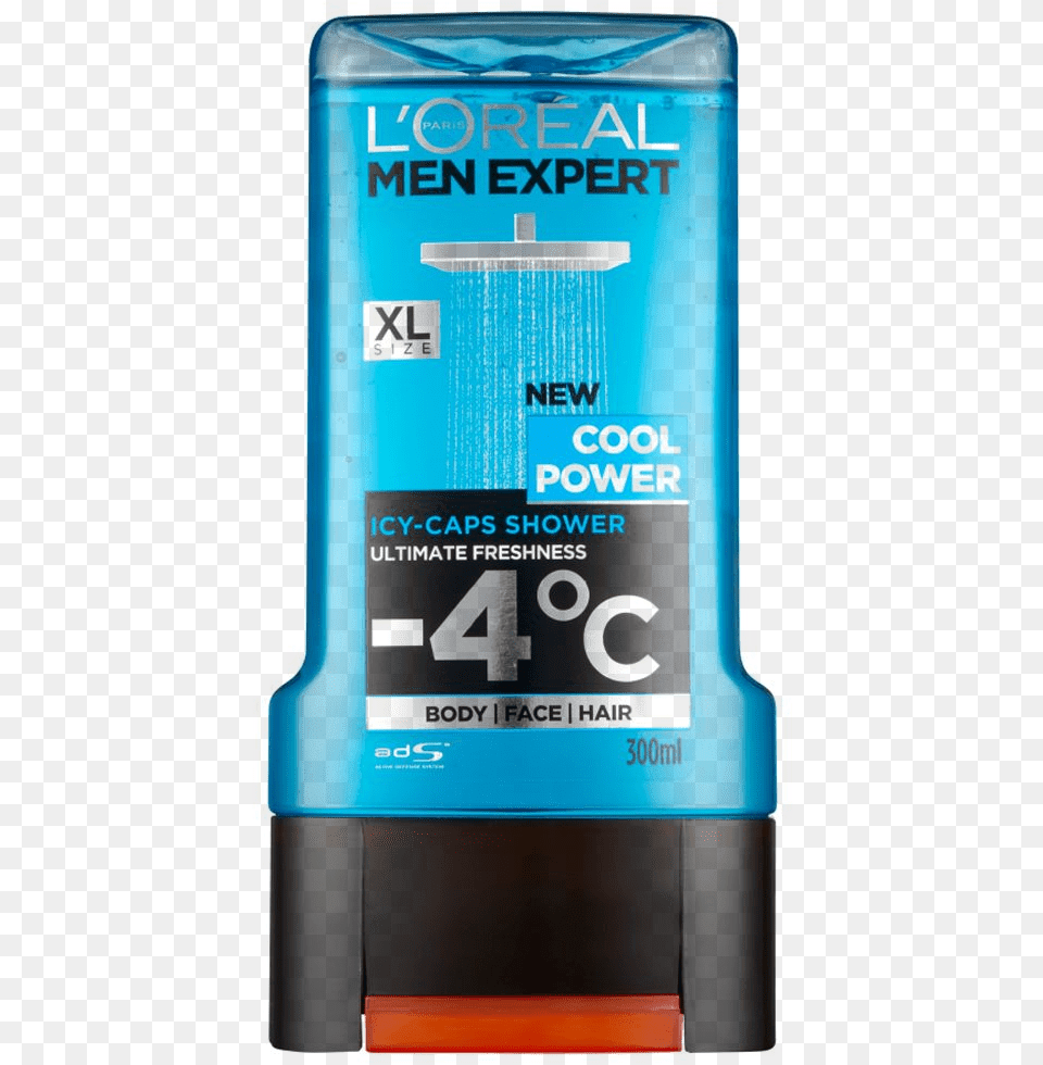 Men Expert Ice Effect Cool Power Shower Gel Loreal Men Expert Shower Gel Png Image