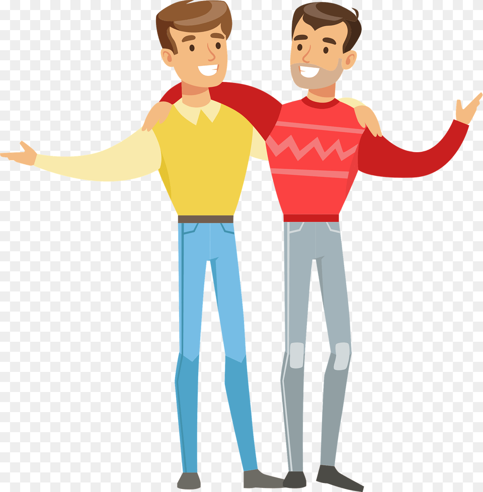 Men Friends Clipart, Clothing, Pants, Person, Face Png