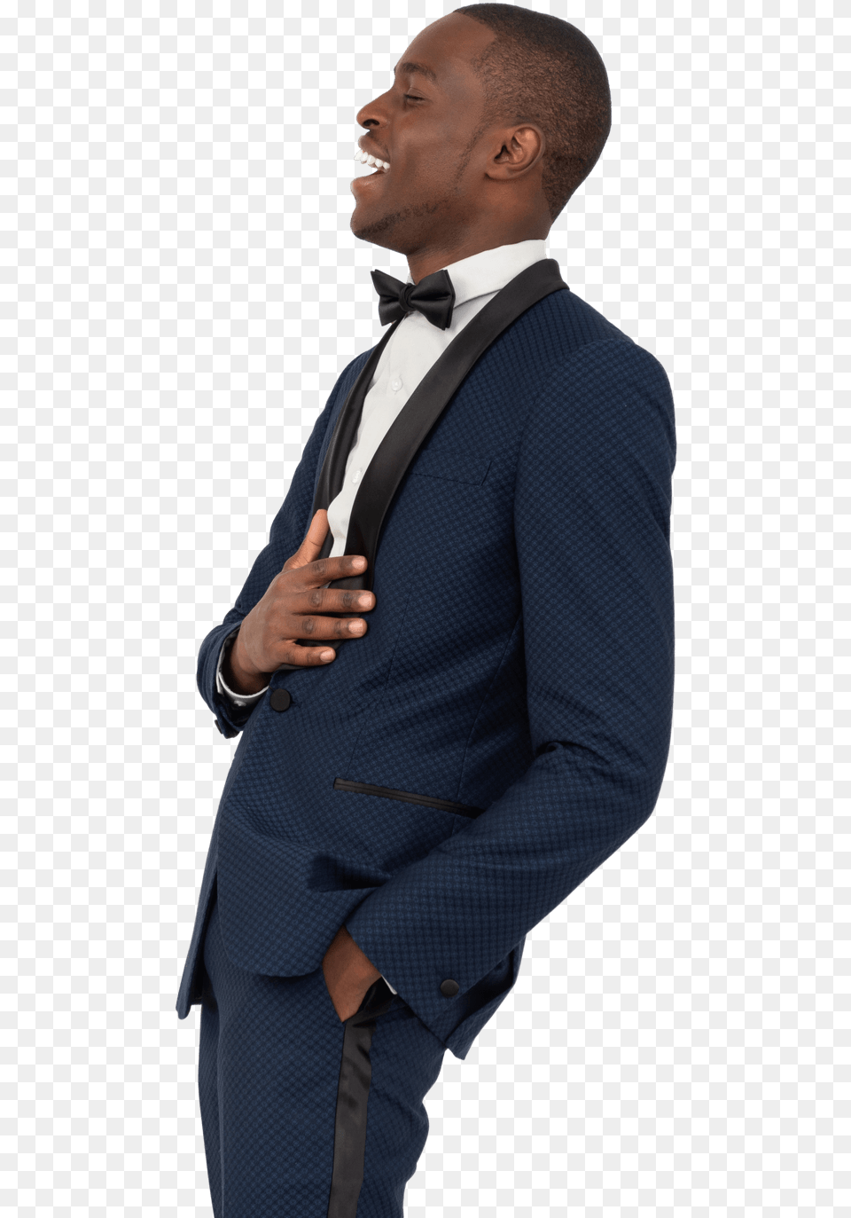 Men Full Man Standing And Laughing, Tuxedo, Clothing, Suit, Formal Wear Png Image