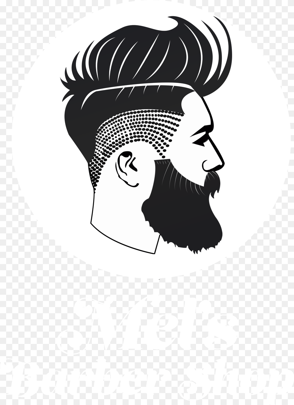 Men Hair Style, Stencil, Sticker, Person, Face Free Png