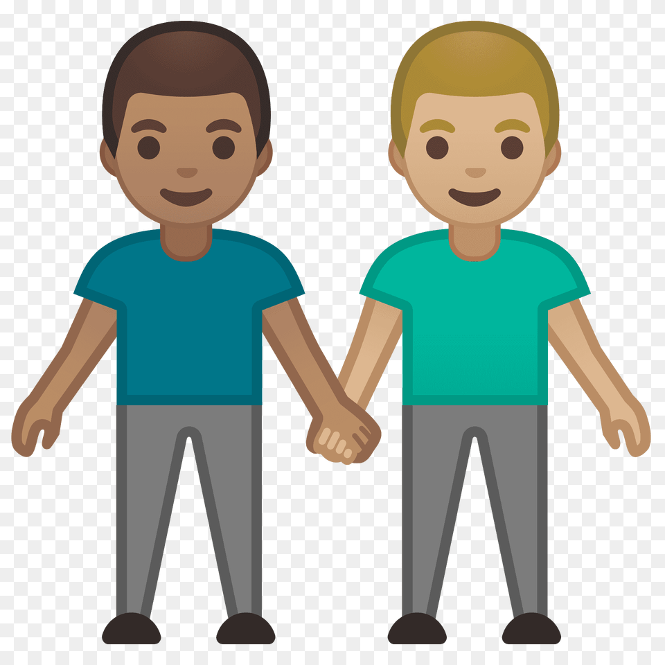 Men Holding Hands Emoji Clipart, Clothing, T-shirt, Person, Face Png