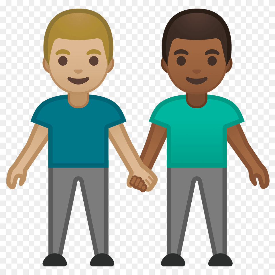 Men Holding Hands Emoji Clipart, Clothing, T-shirt, Person, Face Png