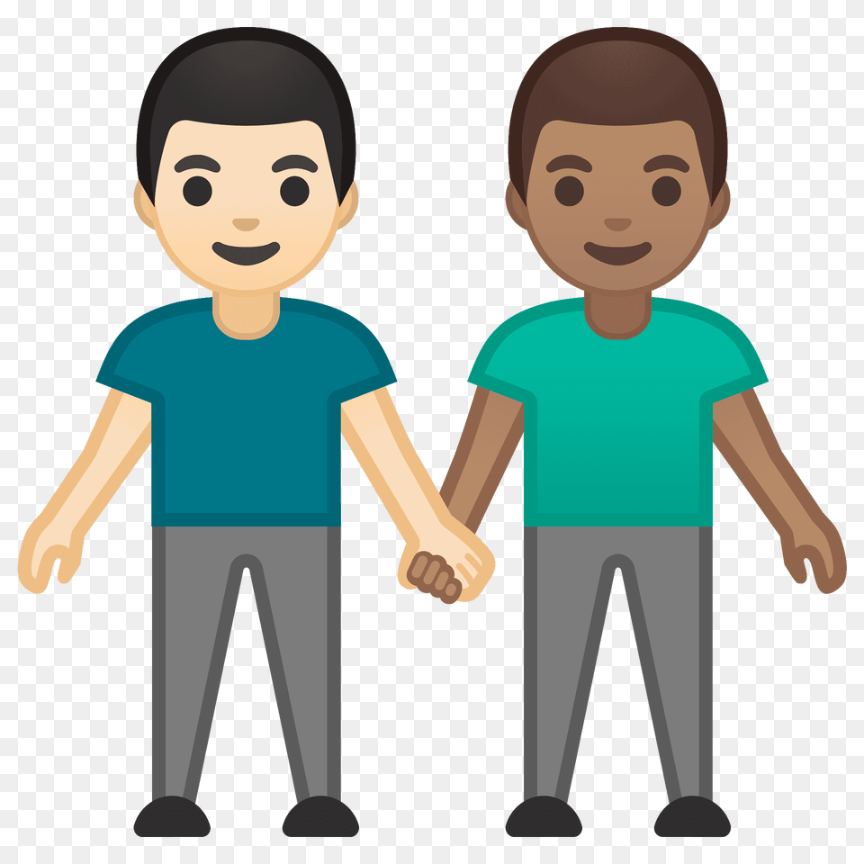Men Holding Hands Emoji Clipart, Clothing, T-shirt, Person, Baby Png