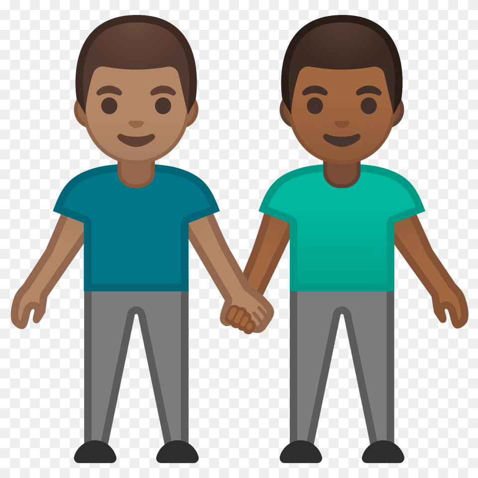 Men Holding Hands Emoji Clipart, Clothing, T-shirt, Person, Face Free Transparent Png