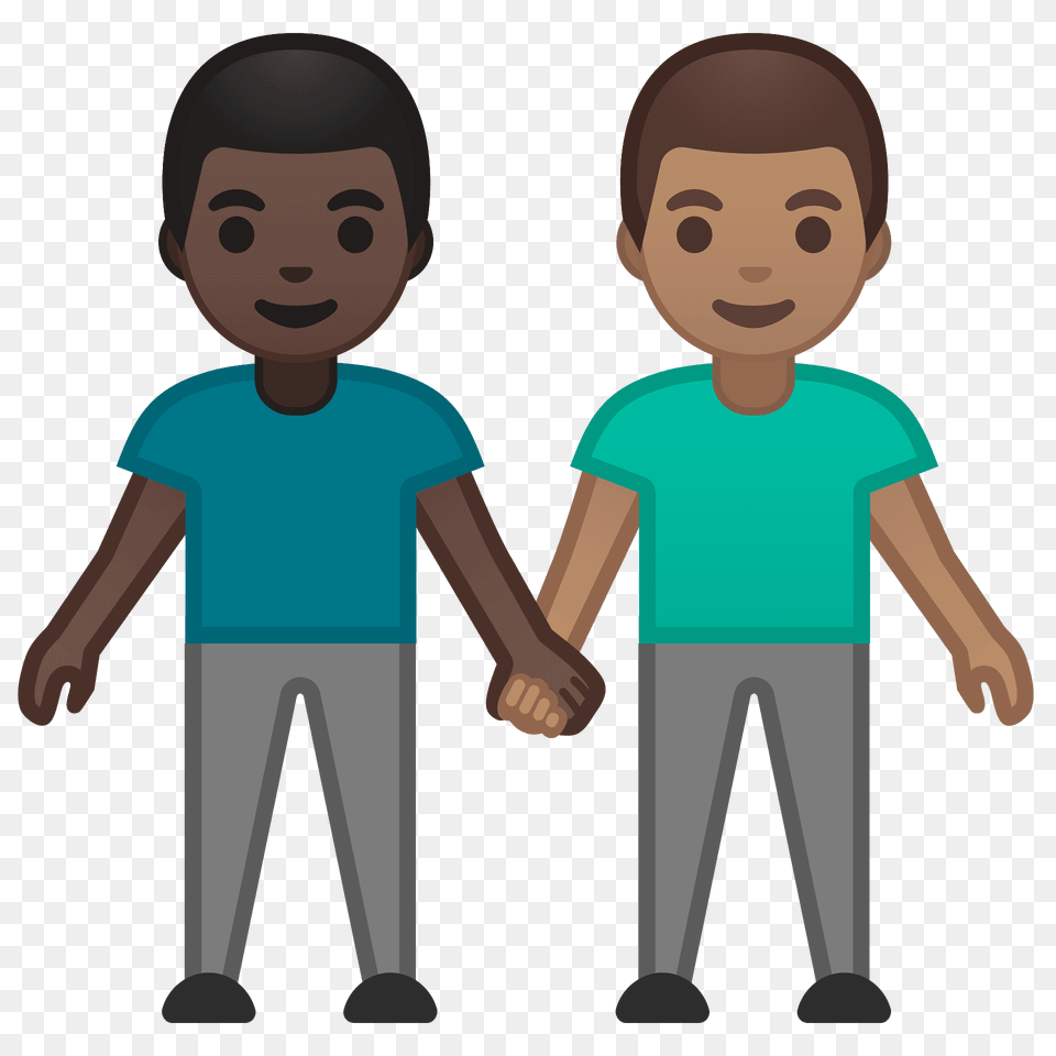 Men Holding Hands Emoji Clipart, Clothing, T-shirt, Person, Face Png