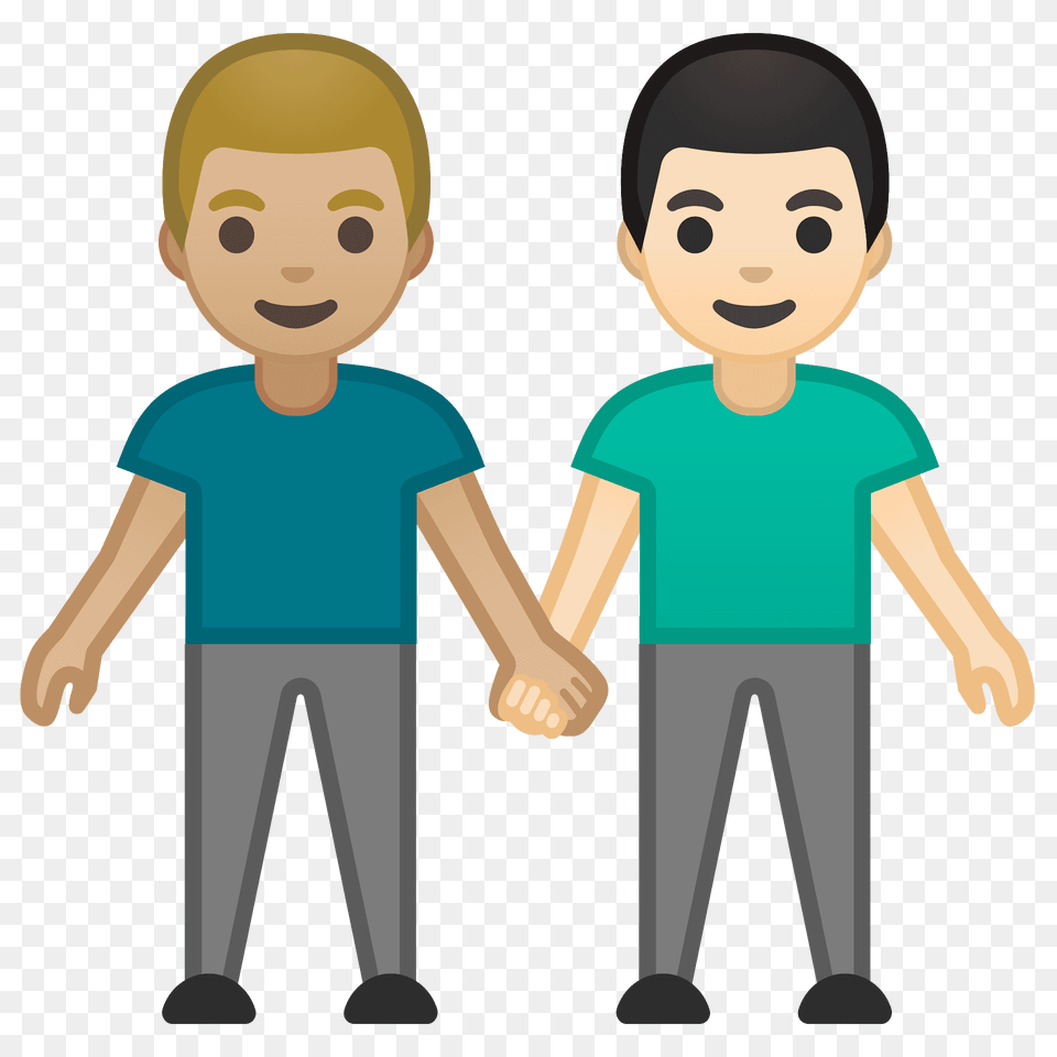 Men Holding Hands Emoji Clipart, Clothing, T-shirt, Baby, Person Free Png