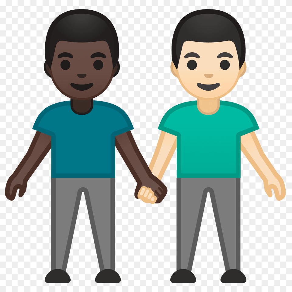 Men Holding Hands Emoji Clipart, Clothing, T-shirt, People, Person Free Transparent Png