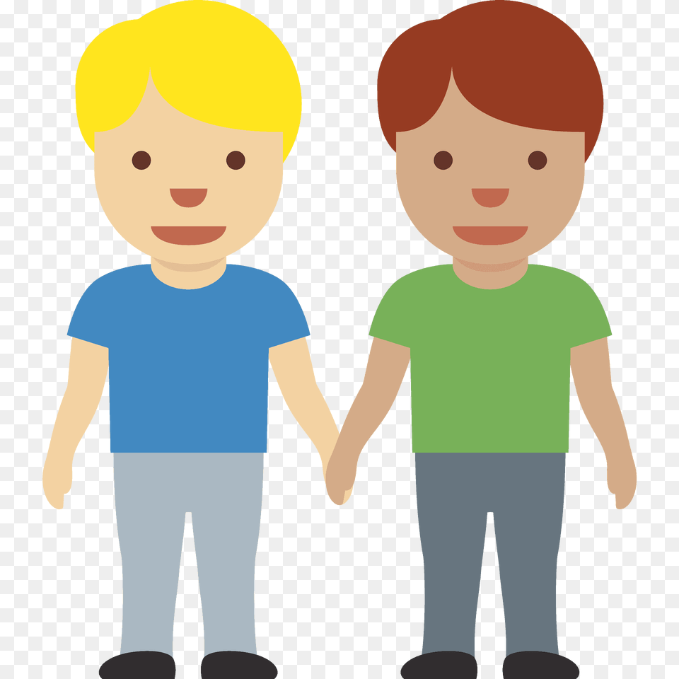 Men Holding Hands Emoji Clipart, Clothing, Pants, T-shirt, Baby Free Png