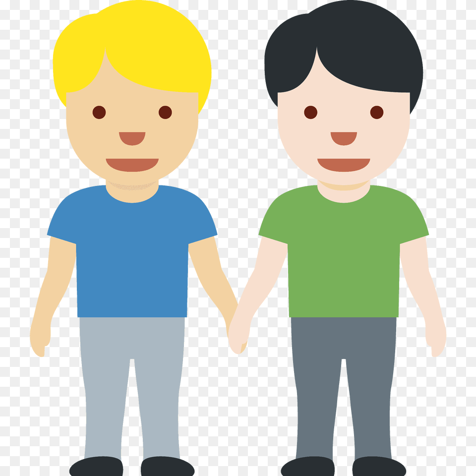 Men Holding Hands Emoji Clipart, Clothing, T-shirt, Pants, Baby Png