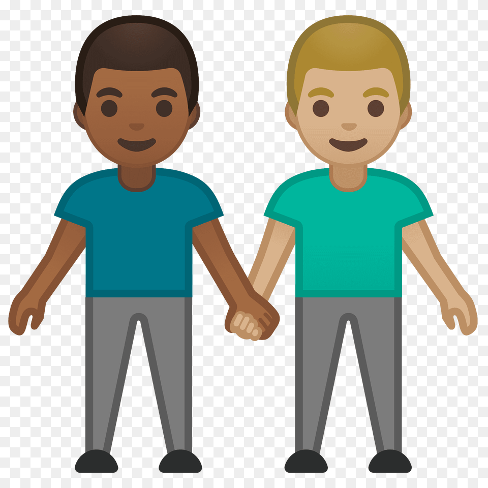 Men Holding Hands Emoji Clipart, T-shirt, Clothing, Person, Face Free Transparent Png