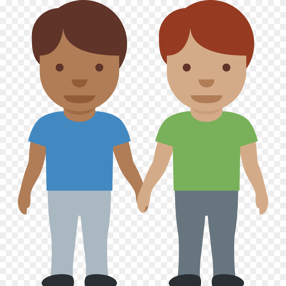 Men Holding Hands Emoji Clipart, Clothing, Pants, T-shirt, Baby Free Transparent Png