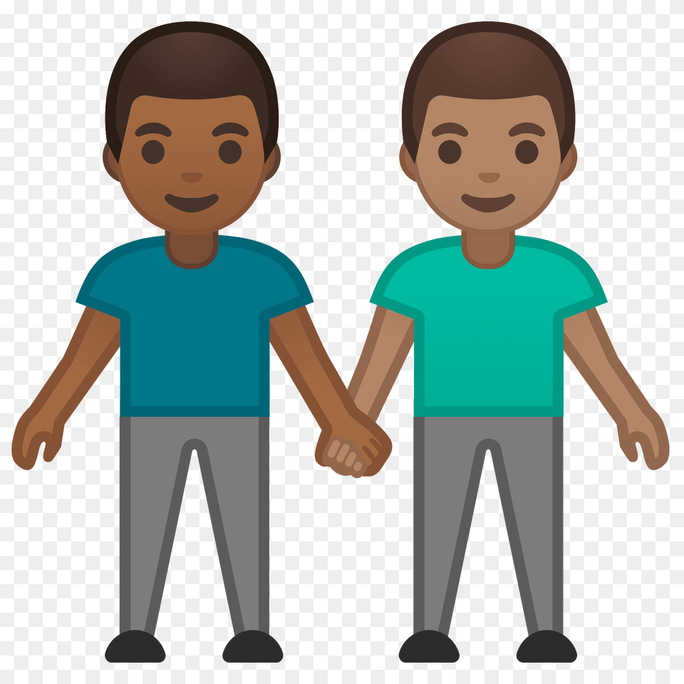 Men Holding Hands Emoji Clipart, Clothing, T-shirt, Person, Face Free Transparent Png