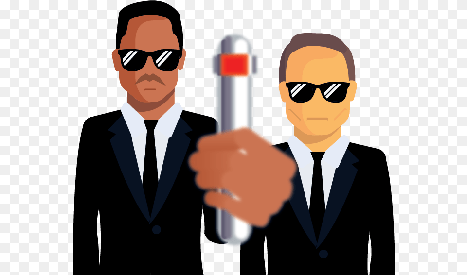 Men In Black Memory Erase Sunglasses Tie Suit Erase Will Smith Man In Black Cartoon, Accessories, Electrical Device, Microphone, Adult Free Png