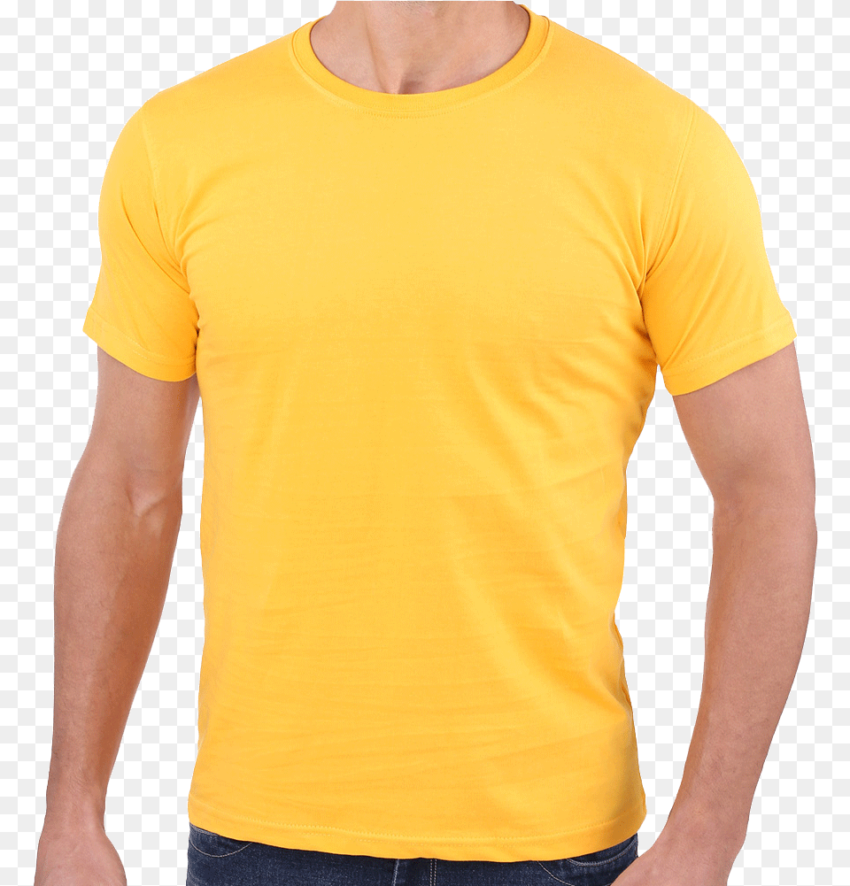 Men Mango Yellow Shirt Product Customization Mango Playeras Gildan, Clothing, T-shirt Free Png Download