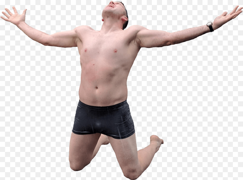 Men Naked Jumping, Hand, Person, Body Part, Finger Free Transparent Png