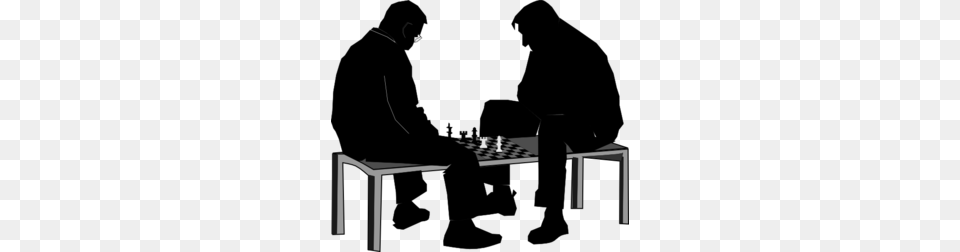 Men Playing Chess Clip Art, Game Free Png Download