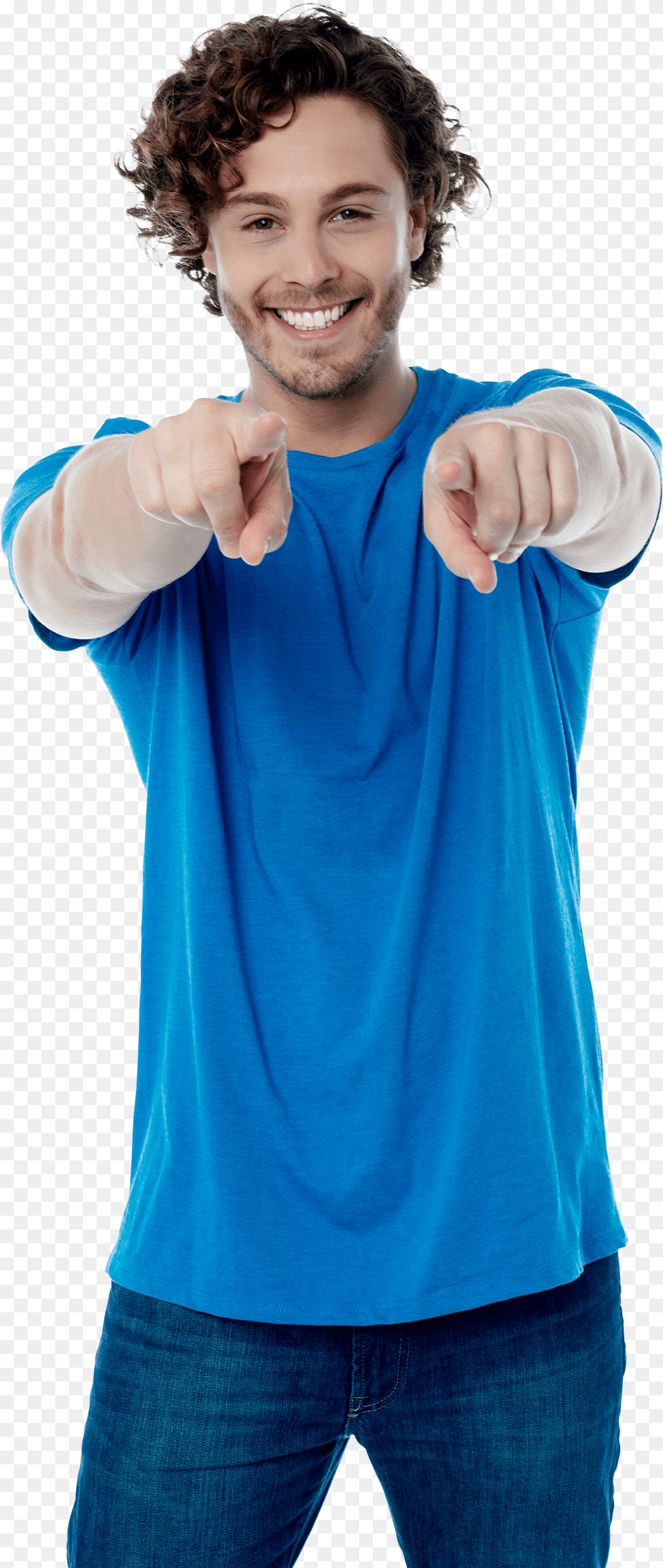 Men Pointing Front Male Pointing Free Png