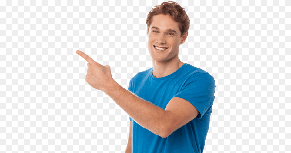 Men Pointing Left Person Pointing Transparent Background, T-shirt, Body Part, Clothing, Finger Free Png