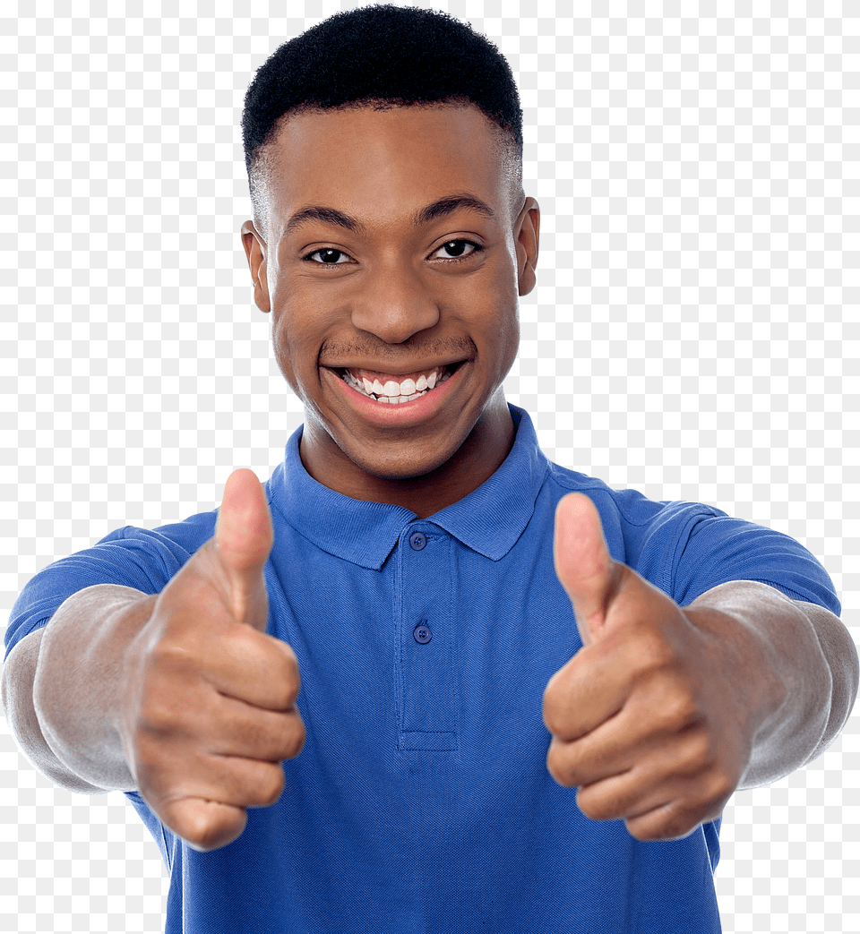 Men Pointing Thumbs Up Image Free Png Download