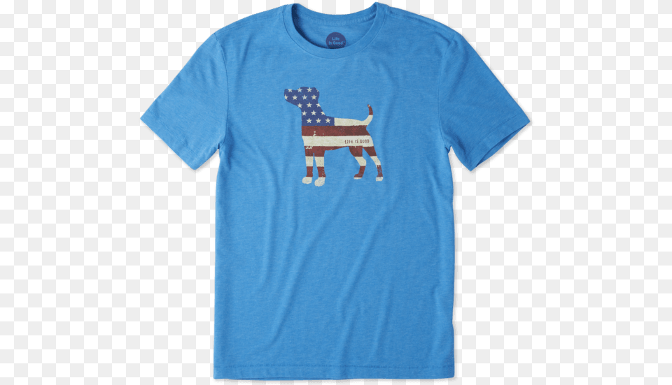 Men S Americana Dog Cool Tee T Shirt, Clothing, T-shirt Free Transparent Png