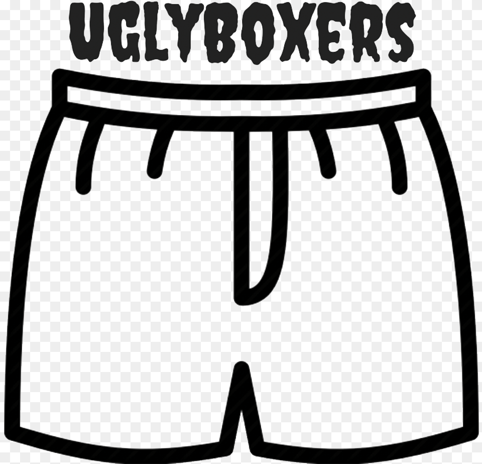 Men S Boxers Clip Art, Clothing, Shorts, Blackboard Png Image
