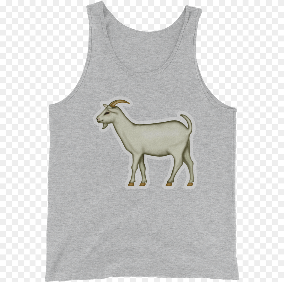 Men S Emoji Tank Top Goat, Livestock, Animal, Cattle, Cow Free Png Download