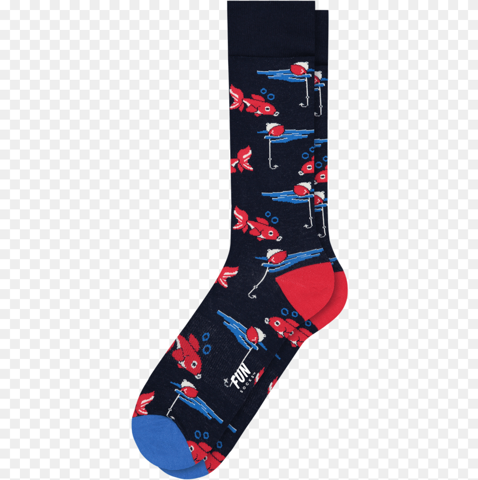 Men S Gone Fishing Socks Sock, Clothing, Hosiery, Christmas, Christmas Decorations Free Png