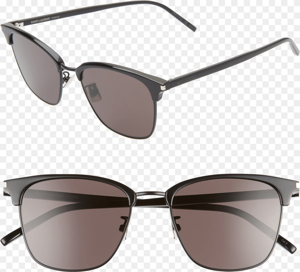 Men S St Laurent Clubmaster Sunglasses, Accessories, Glasses Free Transparent Png
