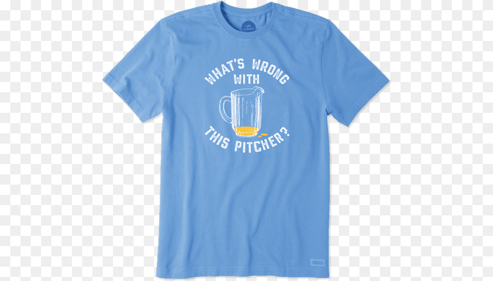 Men S What S Wrong With This Pitcher Crusher Tee Guinness, Clothing, T-shirt, Shirt Free Transparent Png