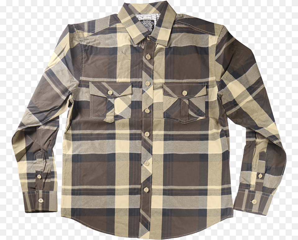 Men S Yarn Dyed Woven Shirt Plaid, Clothing, Dress Shirt, Long Sleeve, Sleeve Free Png Download