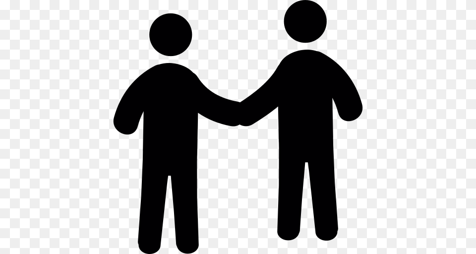 Men Shaking Hands Icon, Lighting Free Png