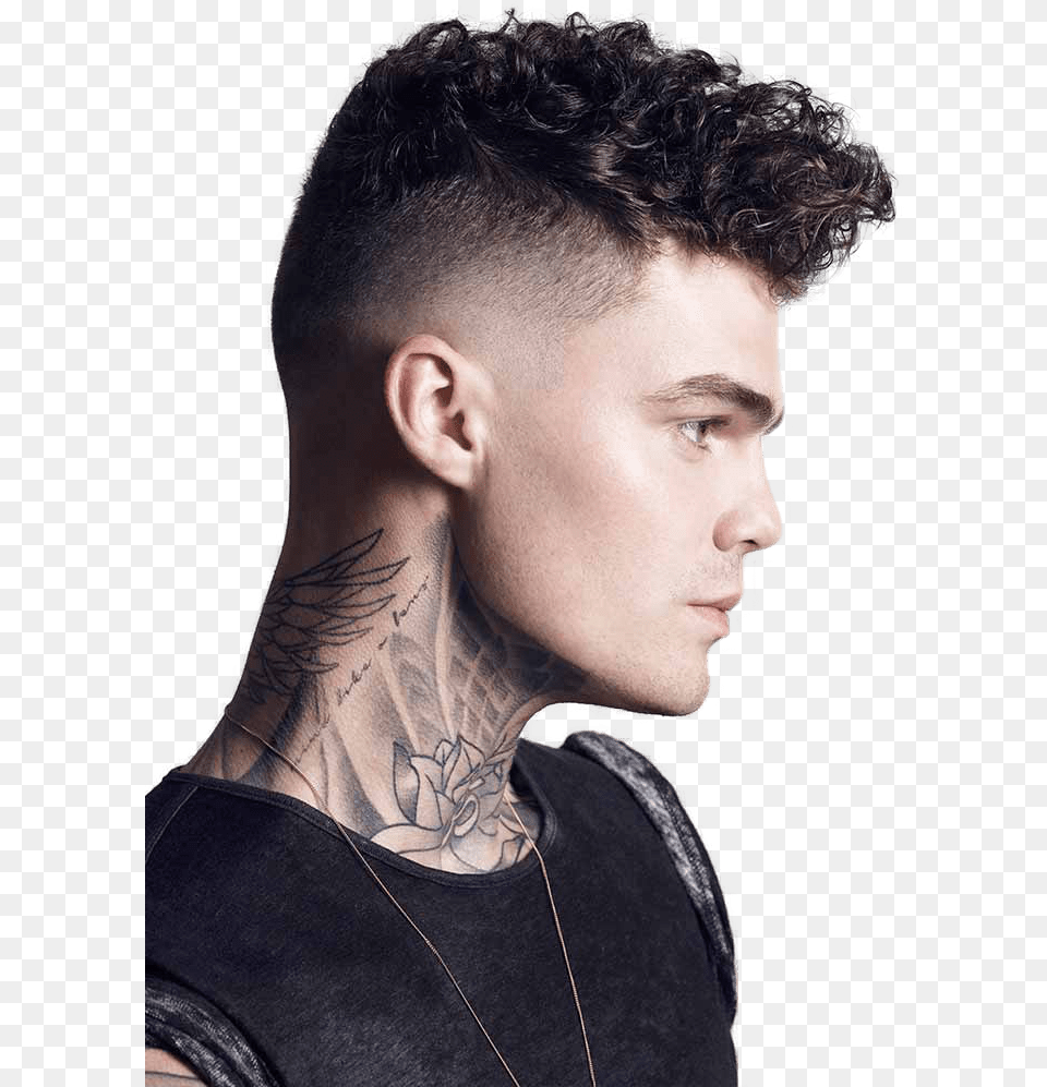 Men Short Curly Hair Styling, Tattoo, Body Part, Face, Head Png