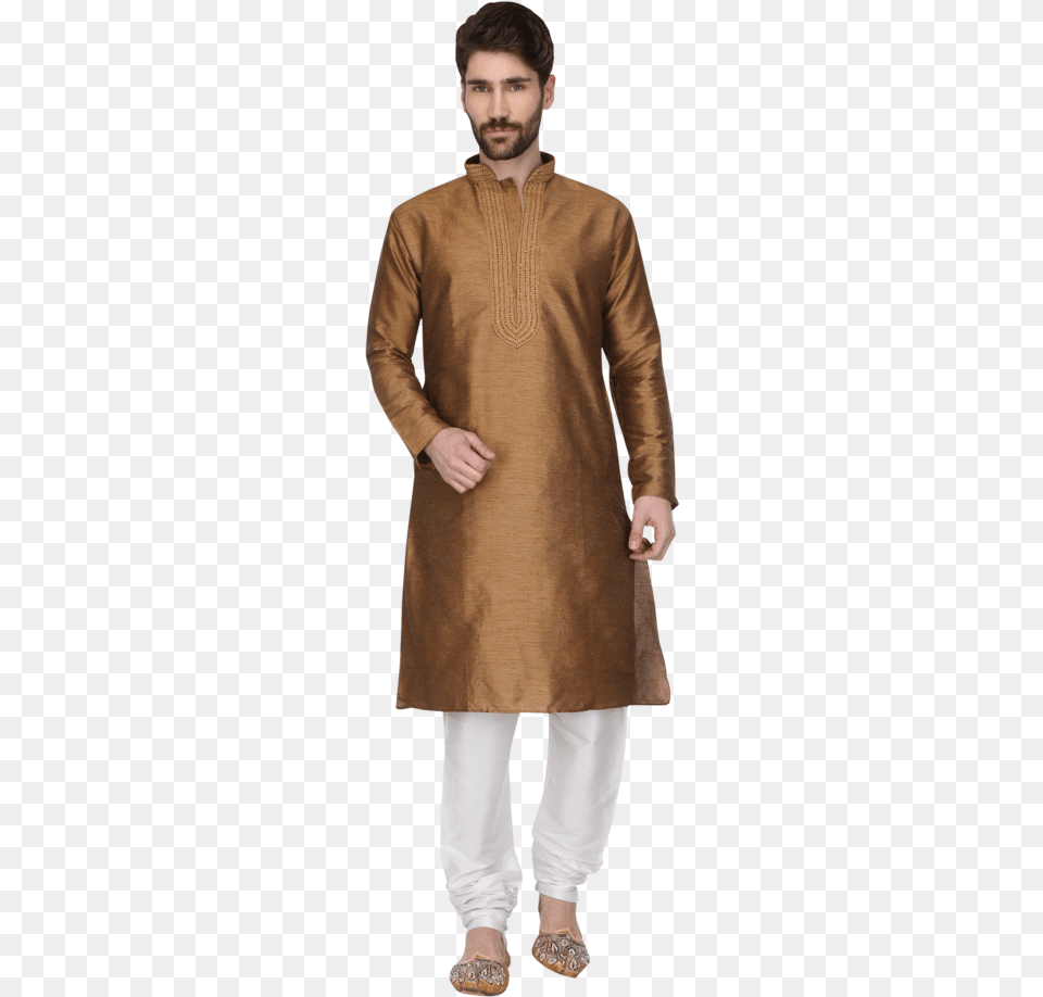 Men Solid Kurta Pyjamas Standing, Home Decor, Clothing, Coat, Linen Png Image