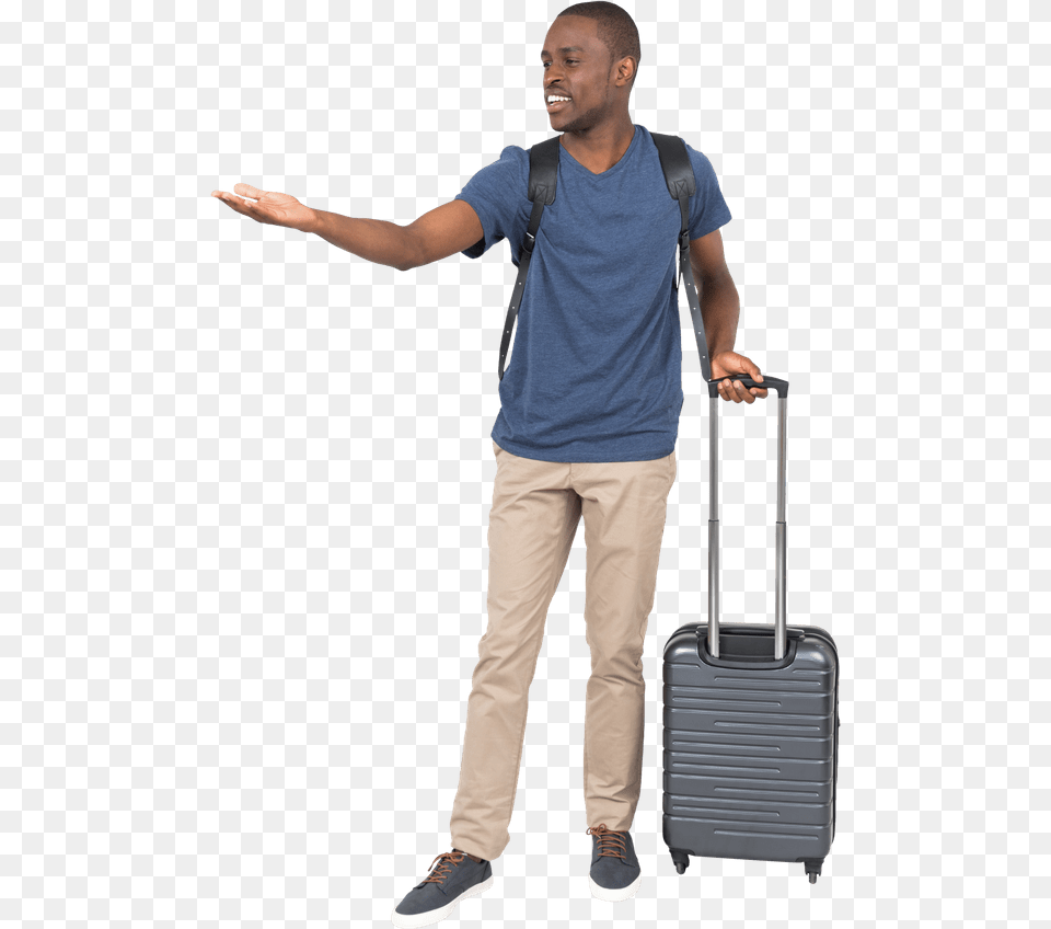 Men Standing, Adult, Baggage, Male, Man Free Png Download