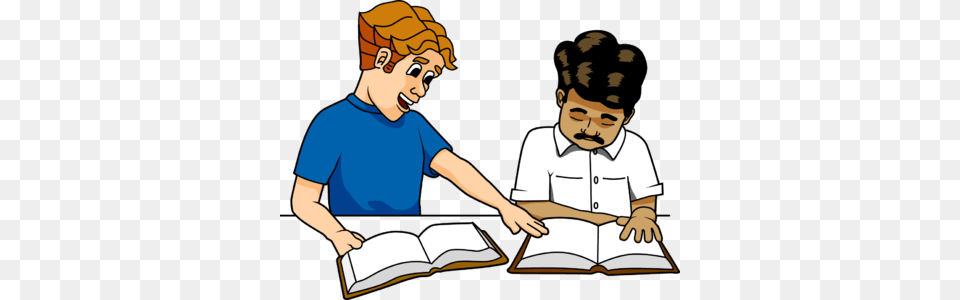 Men Studying Cliparts, Reading, Publication, Book, Comics Free Transparent Png