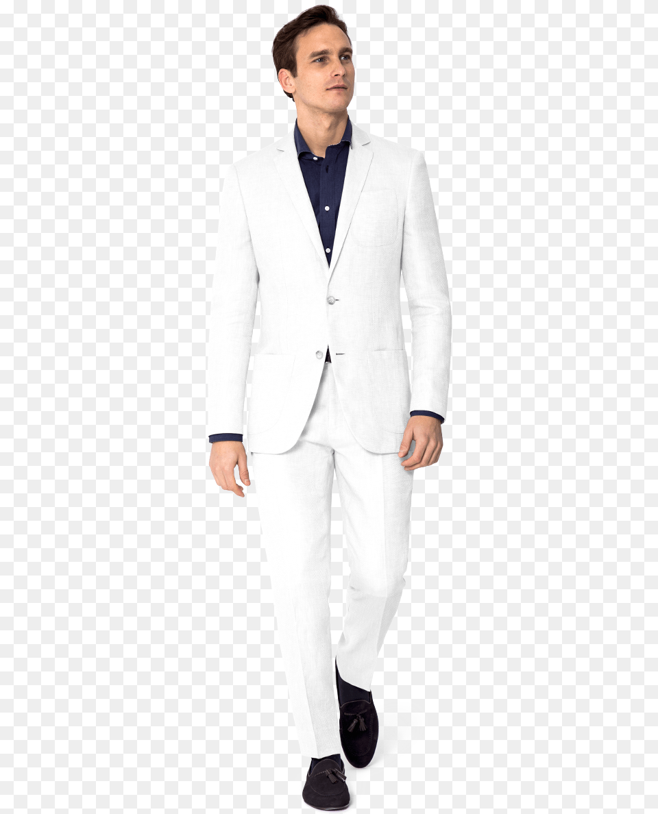 Men White Suit Trajes De Hombre Blanco, Tuxedo, Clothing, Formal Wear, Person Png Image