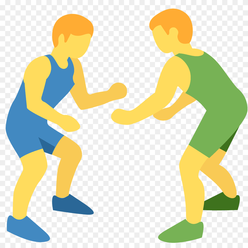 Men Wrestling Emoji Clipart, Person, Baby, Face, Head Free Png